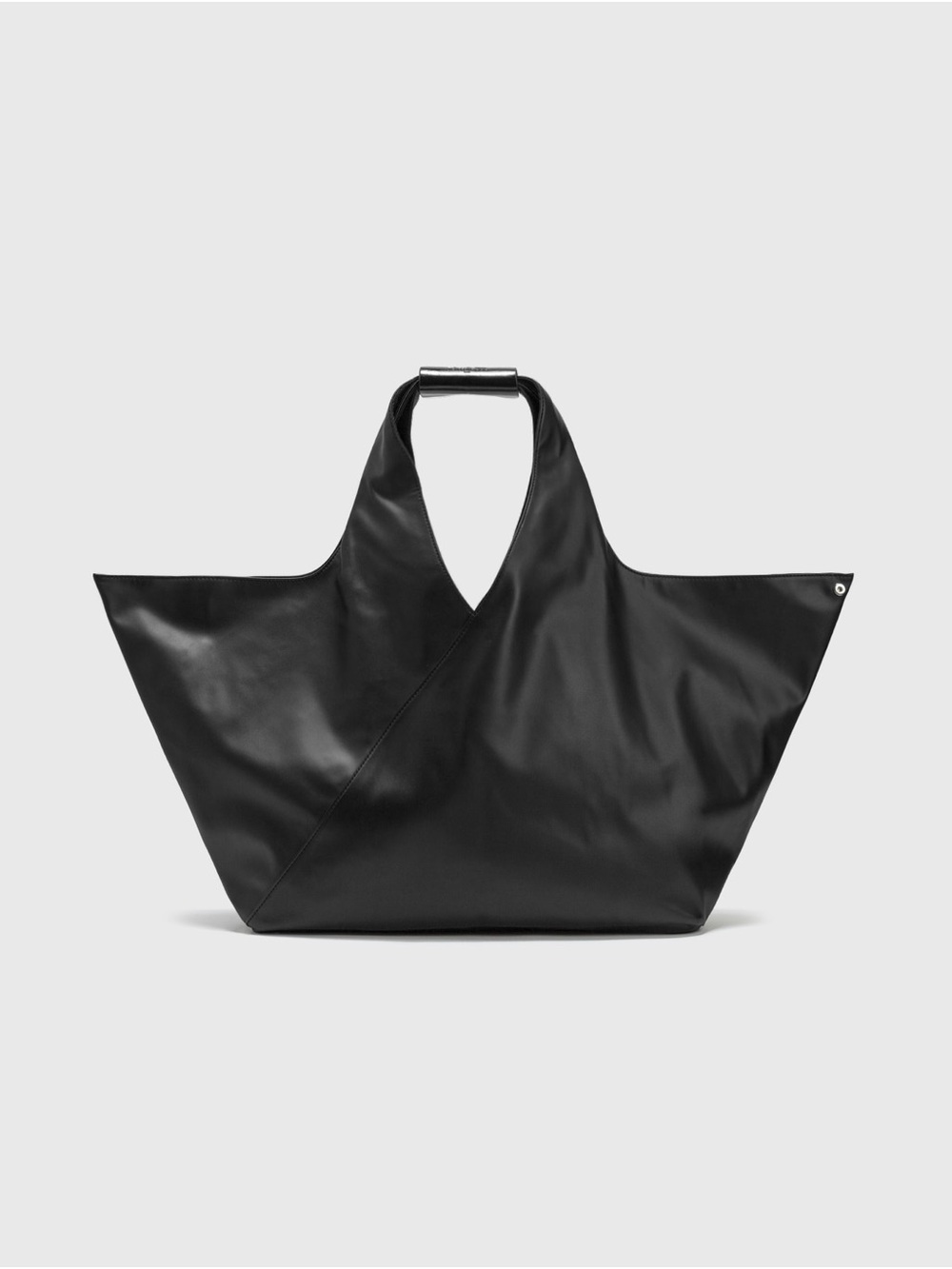 Maison Martin Margiela Black Leather Shoulder Tote - Picture 9 of 13